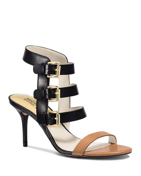 michael kors buckle sandals|michael kors closed toe sandals.